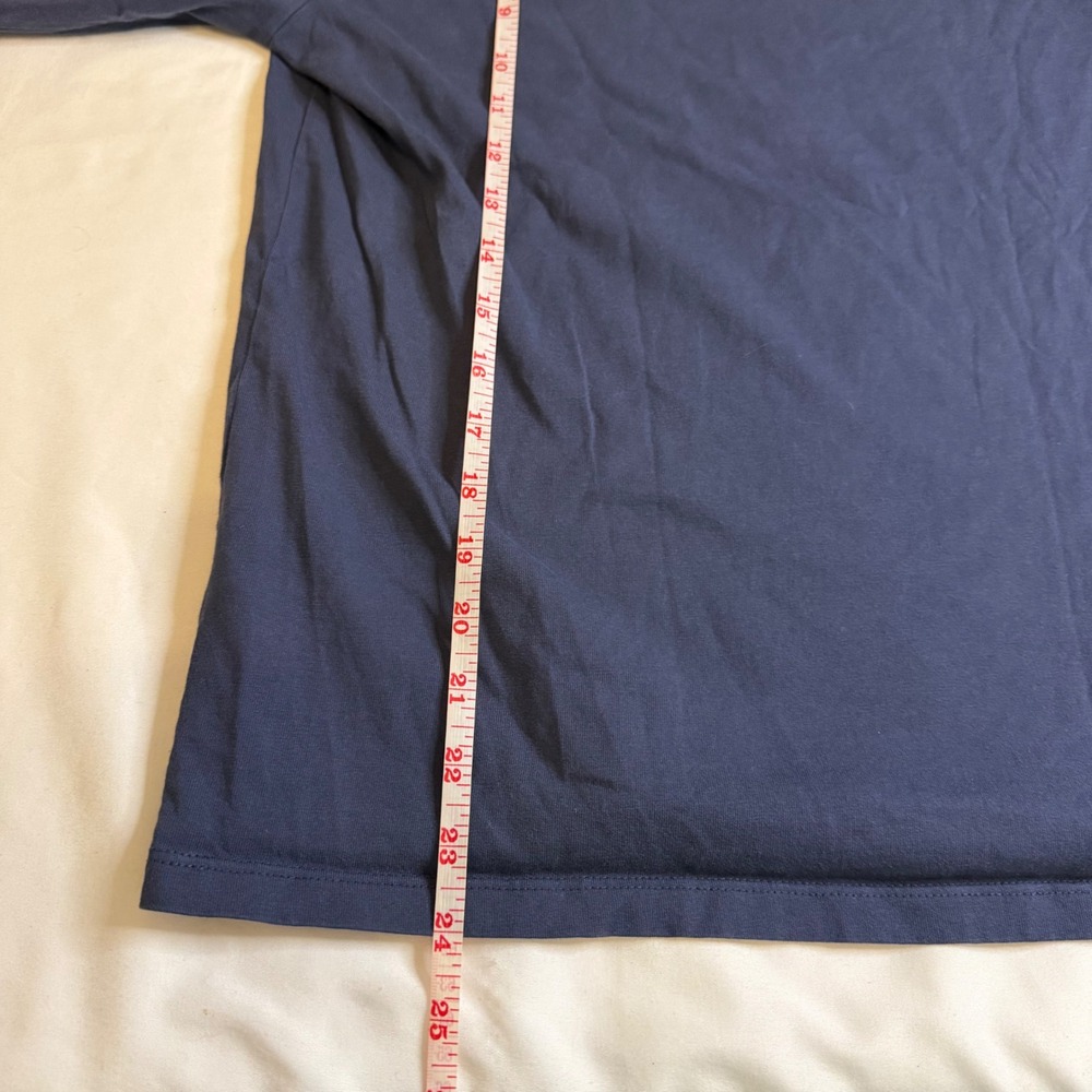 Vineyard Vines Boys Navy Blue Whale Long Sleeve Pocket T-Shirt Size L 16 - Picture 7 of 8